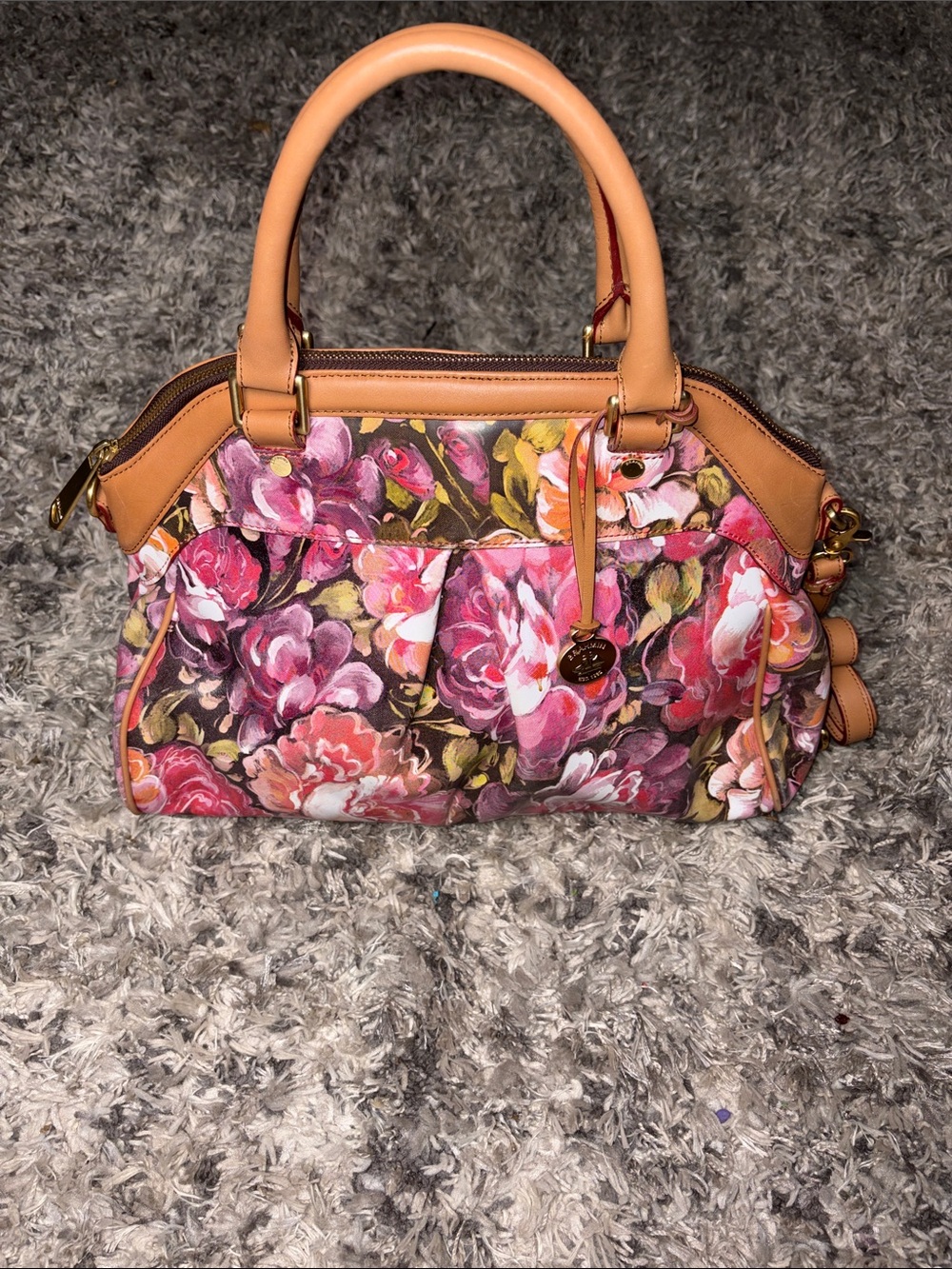 Brahmin Louise Rose Hemingway Satchel